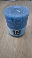 Kerze IN HOUSE blau guter Zustand