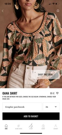 Sézane Blouse Oana T34 