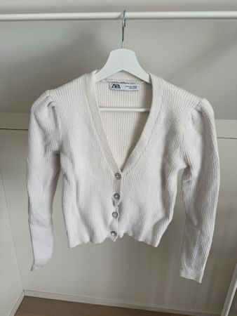Zara Strickjacke, weiss, Grösse S, neuwertig!
