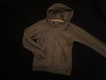 Y2K Kapuzenjacke mit Pailletten
