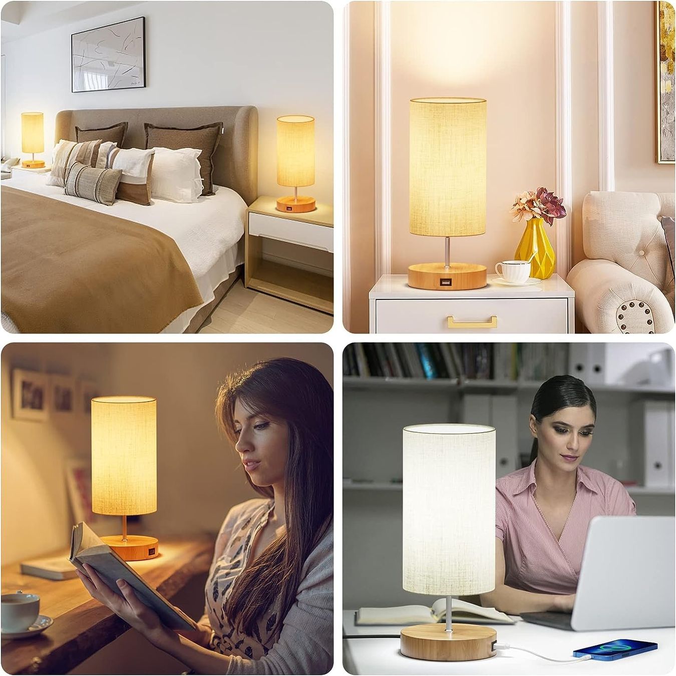 Lampade: Nachttischlampe Touch Dimmbar 2er set – Nuovo e nell'imballaggio originale da Nuglar venduto da SaleRitter 3