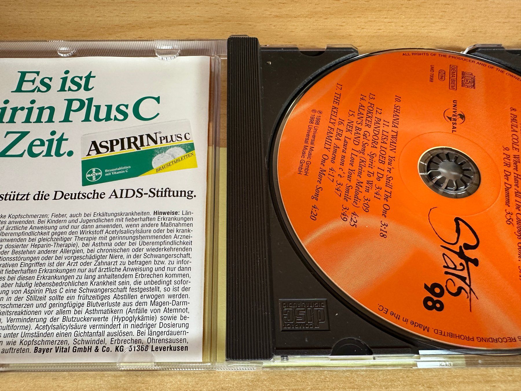 CDs: Various – Stars 98 – Gebraucht aus Rikon im Tösstal von Alpenmutz 2
