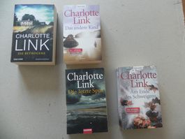 4 Bücher Taschenbücher von Autorin Charlotte Link 2008-2015