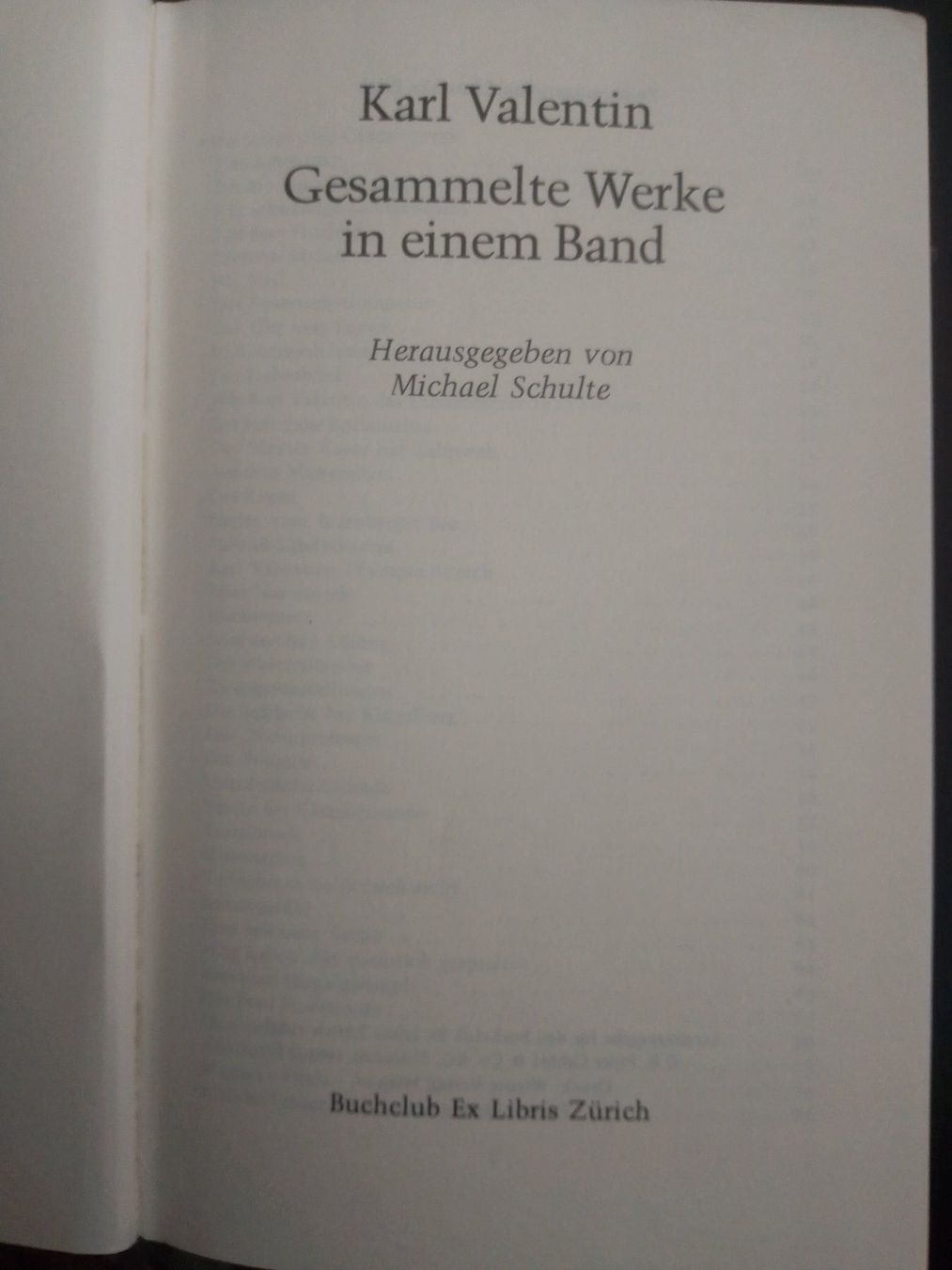 Libri: Gesammelte Werke in einem Band – Usato da Bassersdorf venduto da elm_f9sw 1
