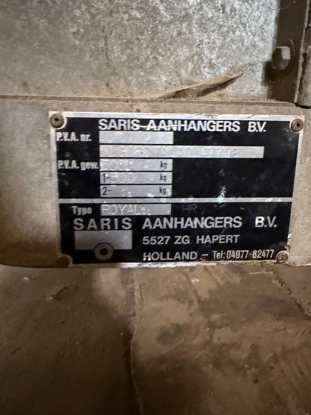 Saris Rimorchi: Autoanhänger – Usato da La Tanne venduto da habi012 1