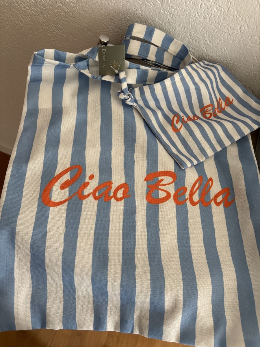 Taschen: Stofftasche Strandtasche Ciao Bella – Neu (gemäss Beschreibung) aus Boniswil von Biancaneve91