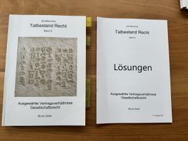 Buch: Tatbestand Recht Band 2 & Lösungen, Top Zustand!
