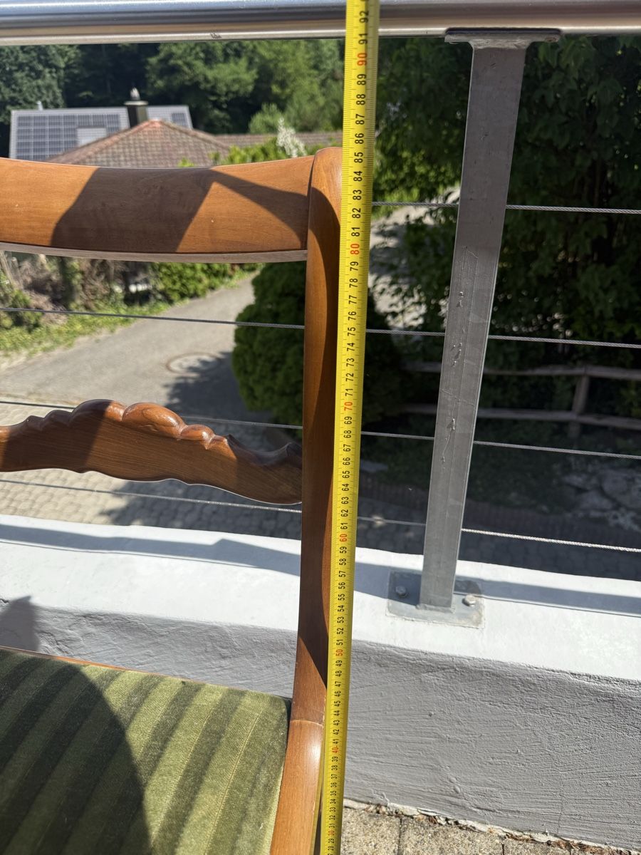 Sedie: Antike Stühle mit grünen Samtsitzen, 2 Stk. – Usato da Aarburg venduto da Schatzaffe 6