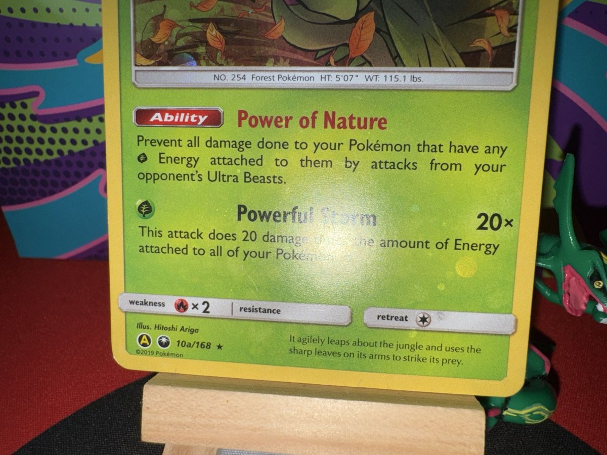Pokémon Carte collezionabili: POKÉMON / Sceptile / Celestial Storm / Holo Bleed + Swirl – Usato da Herzogenbuchsee venduto da TCG-High-Quality 3
