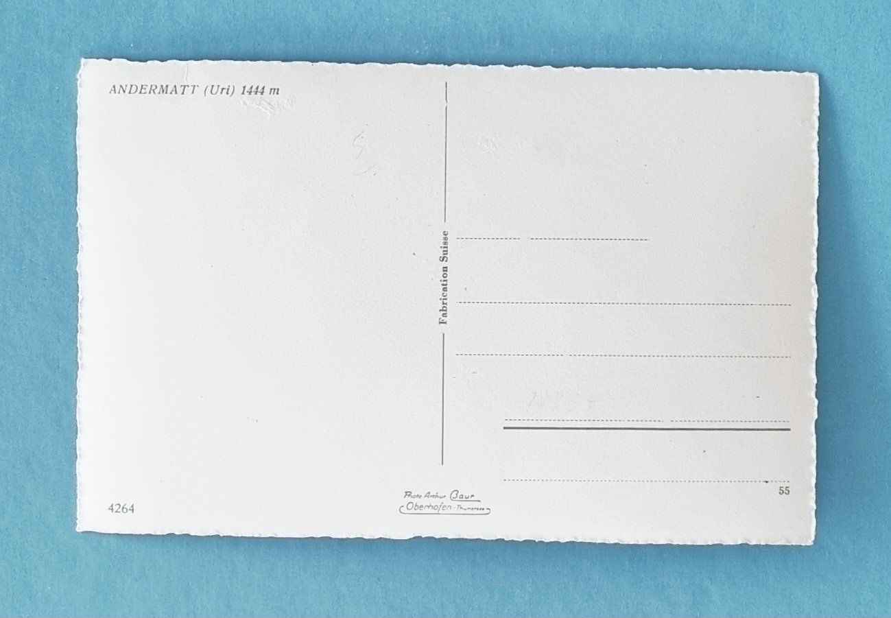 Cartoline postali: Andermatt - Schlüssel - Löwen - Oldtimer – Usato da Rothrist venduto da RROENK 1