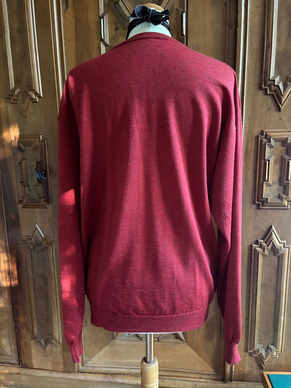 Pullover & Sweatshirts: Pullover 100% Schurwolle  Gr.L  Farbe: Burgund – Gebraucht aus Interlaken von Bona55 3