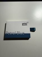 Montblanc Tintenpatronen Petrol Blue, neu und original