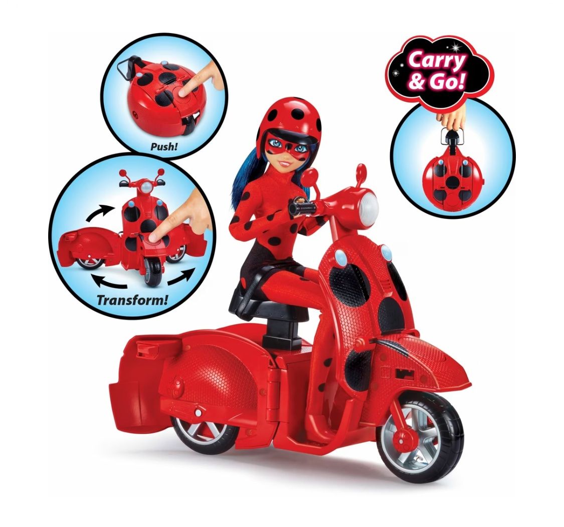 Giocattoli: Miraculous Ladybug Scooter mit Puppe – Nuovo (secondo la descrizione) da Küsnacht ZH venduto da ast_26yp 6