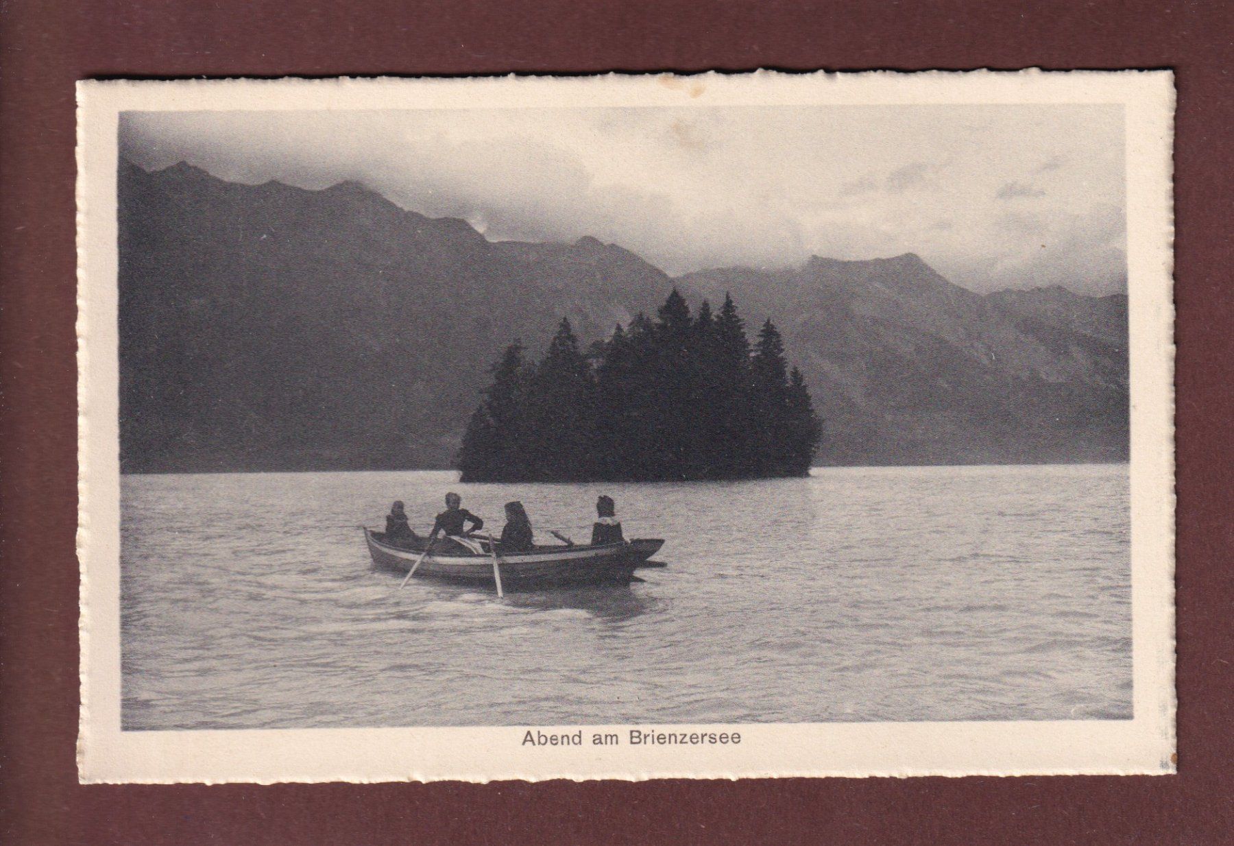 Cartoline postali: Abend am BRIENZERSEE – Usato da Pully venduto da nicecards-shop