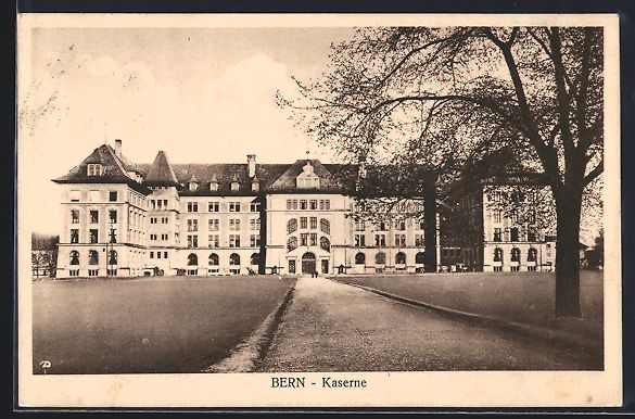 Cartes postales: AK Bern, Weg zur Kaserne – D'occasion à Berlin par bartko-reher