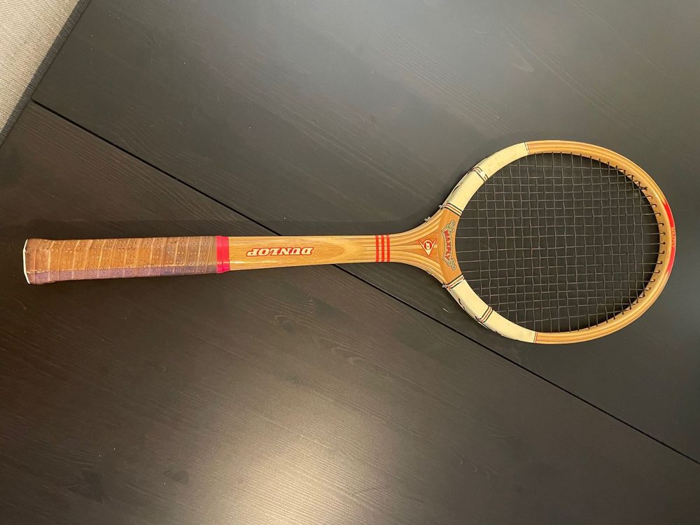 Raquette de tennis en bois Dunlop Maxply McEnroe 1983