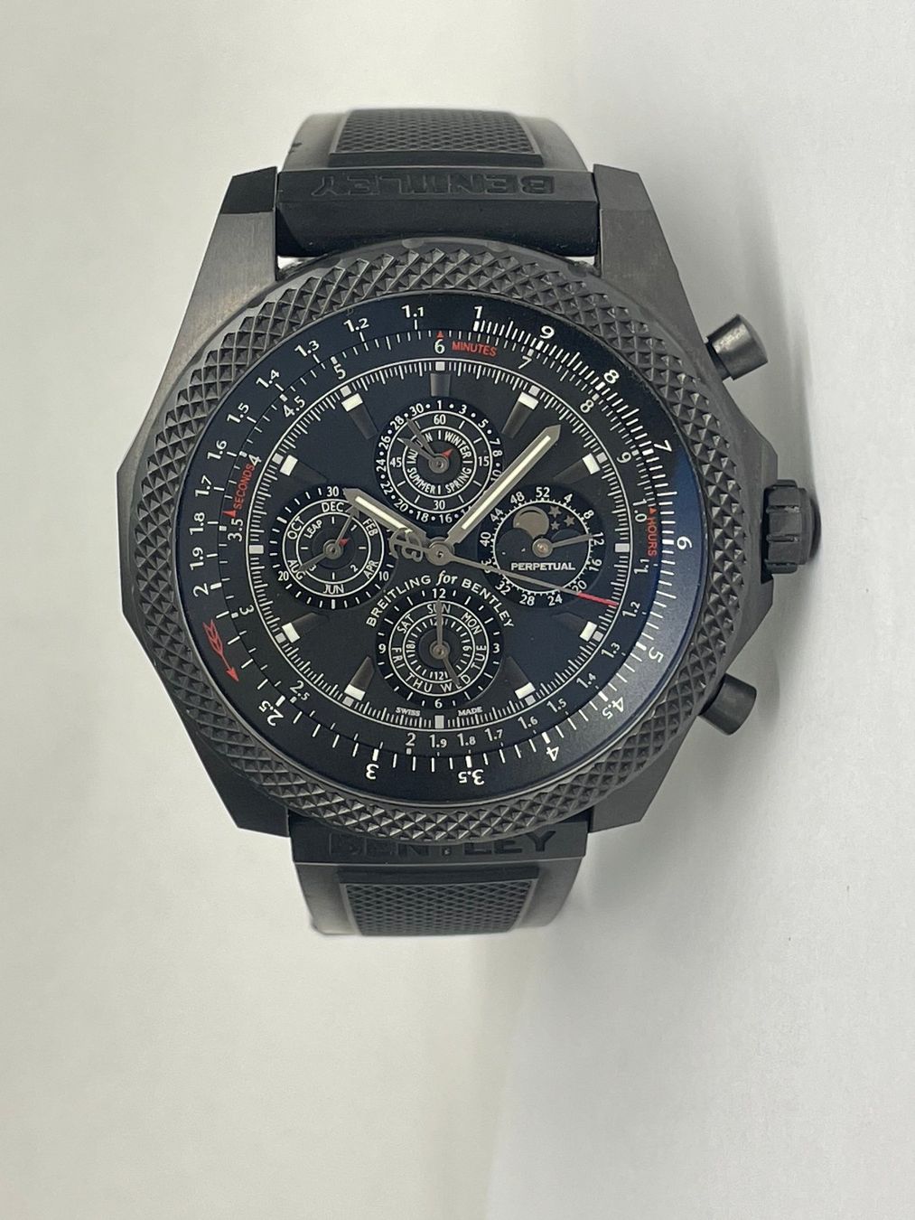 Breitling Orologi: Breitling Bentley Perpetual Light Body QP Carbon – Usato da St. Margarethen TG venduto da rattrapante 1