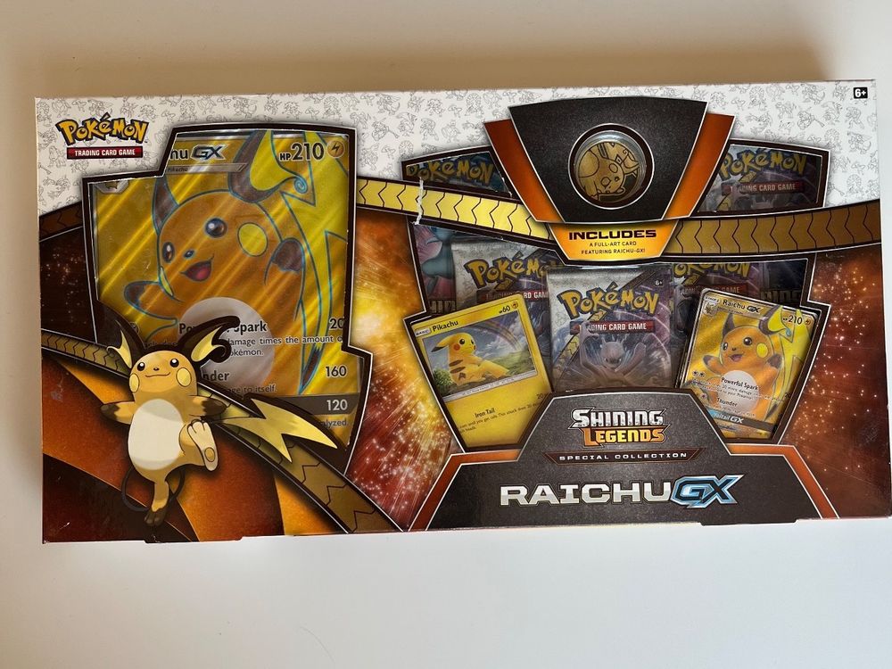 Pokemon Shining Legends Raichu Gx Box Kaufen Auf Ricardo 4844