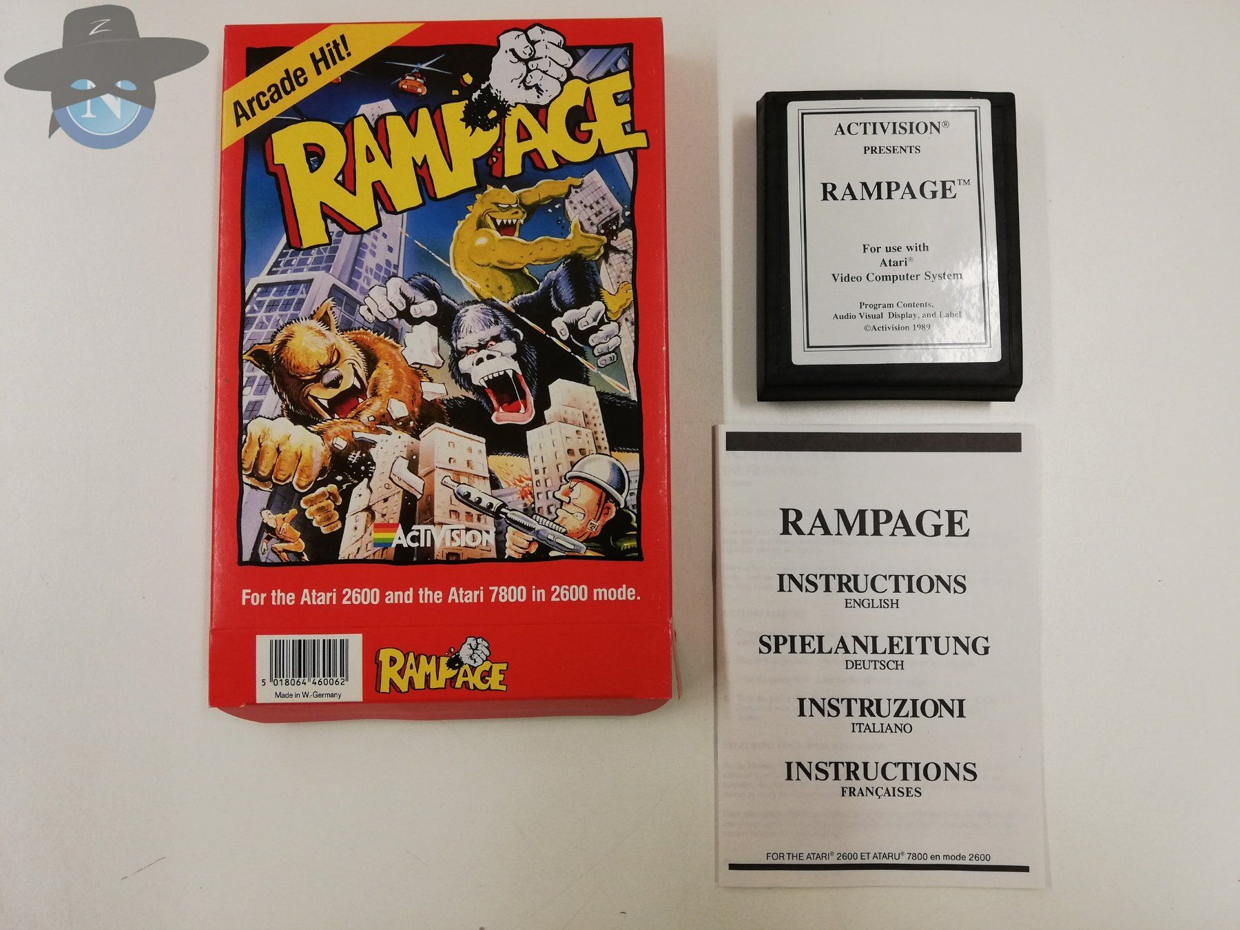 Atari Giochi: Rampage (Arcade Game) / Atari VCS 2600 – Usato da St. Gallen venduto da zorro_dc