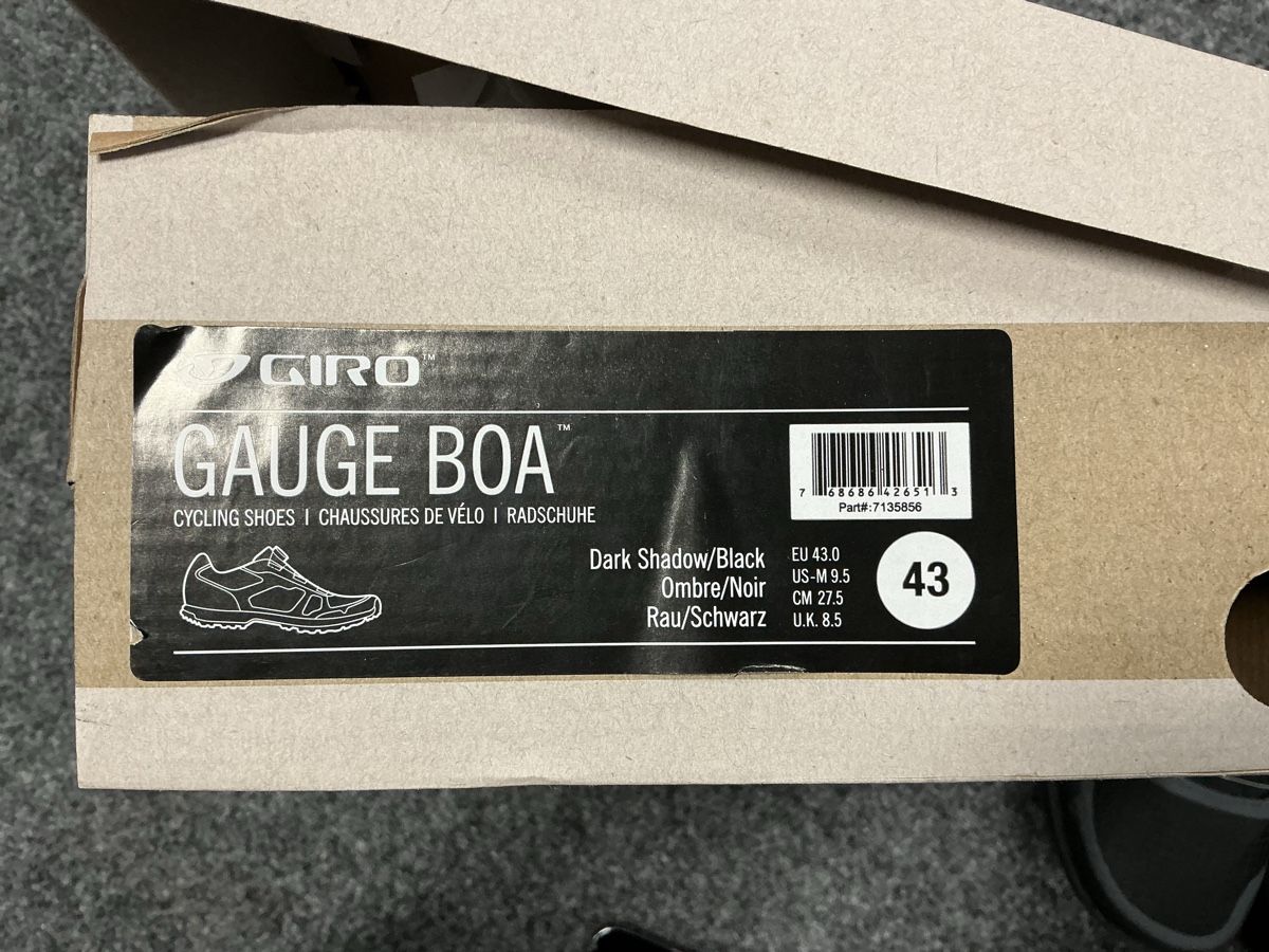 Giro Scarpe da uomo: Giro Gauge Boa Taille 43 – Nuovo e nell'imballaggio originale da Borex venduto da b-cycle 2