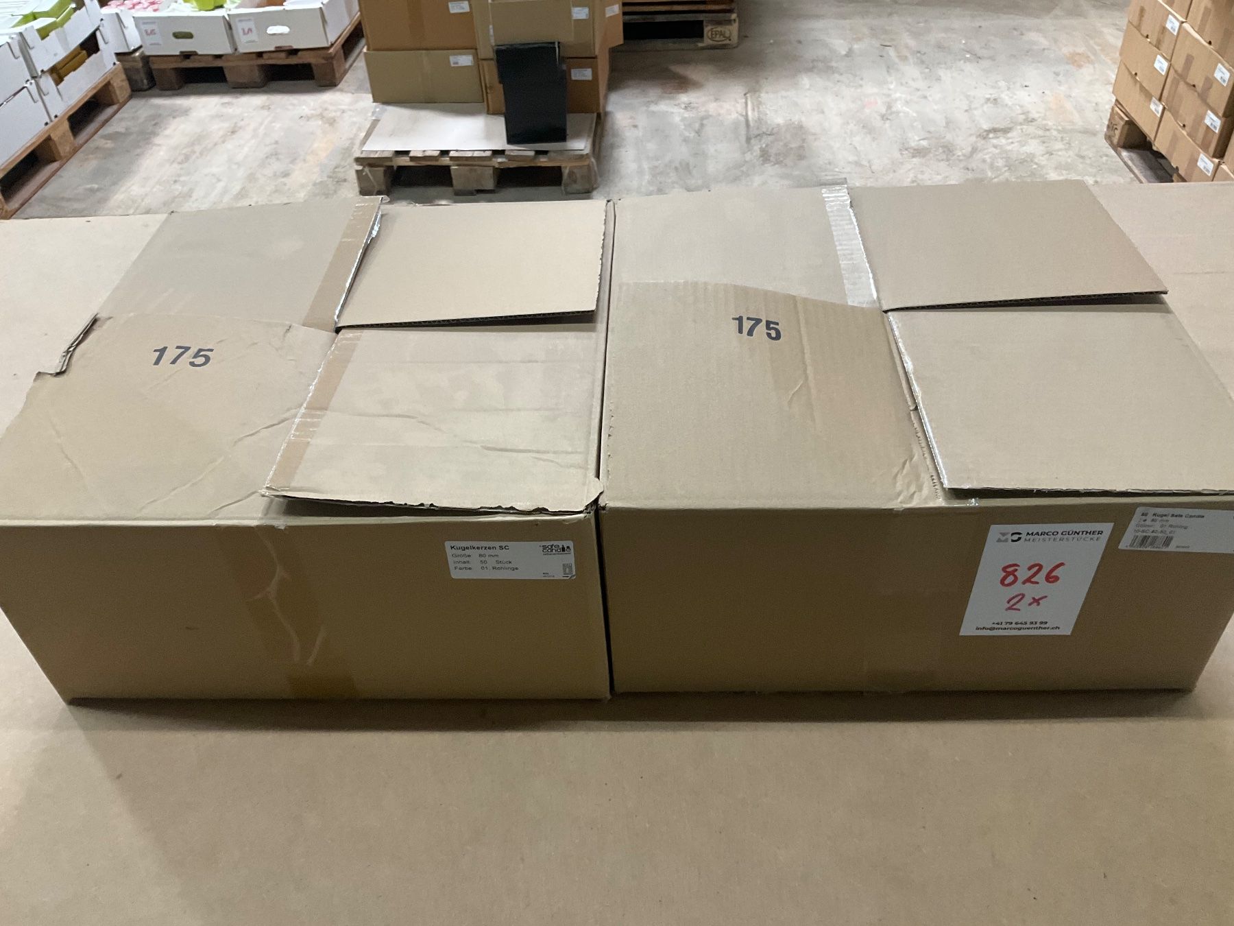 Candele: 826 Posten Kerzen Rohlinge aus Liquidation – Nuovo (secondo la descrizione) da Derendingen venduto da Meisterstuecke 3