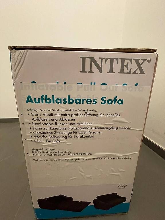 Divani: Sofa aufblasbar - originalverpackt - ungeöffnet – Nuovo e nell'imballaggio originale da Triesen venduto da Chevalley 3