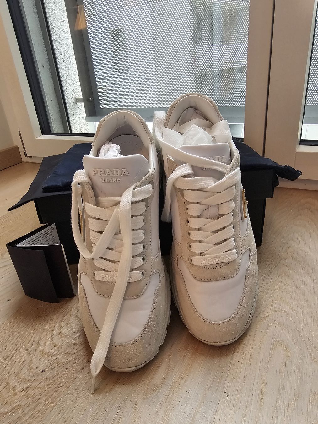 Prada Scarpe da donna: Prada Nylon Trainers – Nuovo (secondo la descrizione) da Cologny venduto da Selin34