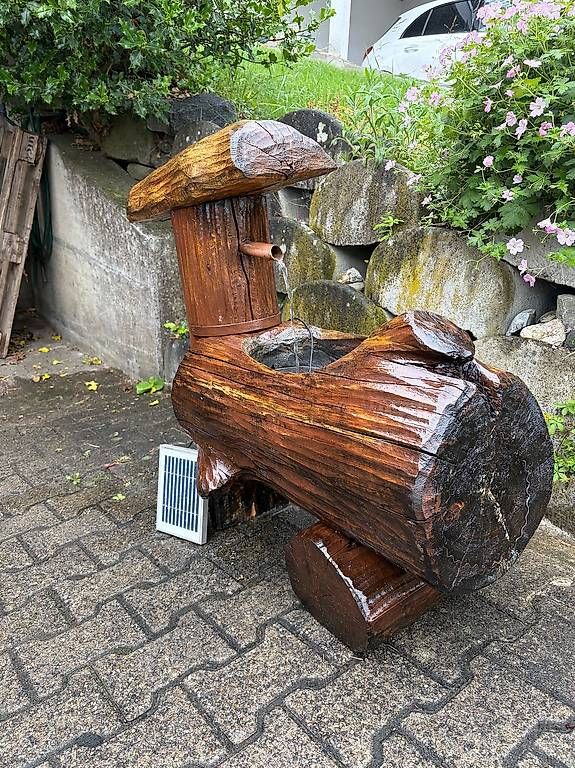 Teiche & Zierbrunnen: Holzbrunnen, Gartenbrunnen, evt. Blumentrog – Gebraucht aus Tägerwilen von waleichen
