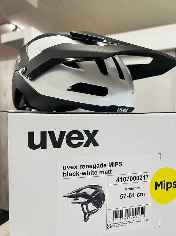 Helme: Velohelm uvex renegade MIPS black-white matt  – Gebraucht aus Sursee von pilatus.sport 2