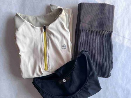 Sportbekleidung Set drei Teile neuwertig, XS/S