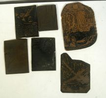 Bilder Diverse Cliche Matrix Künstlermotive bis 21 x 15 cm
