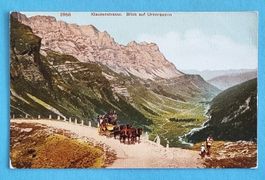Klausenstrasse - Klausenpost - Blick auf Urnerboden