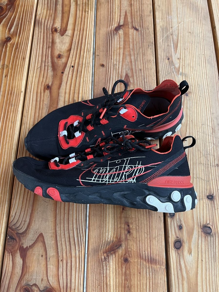 Nike Scarpe da uomo: Nike React Element 55 Script Swoosh – Gr. 45 – Top Zustand 9 – Usato da Effretikon venduto da rus_2l2p