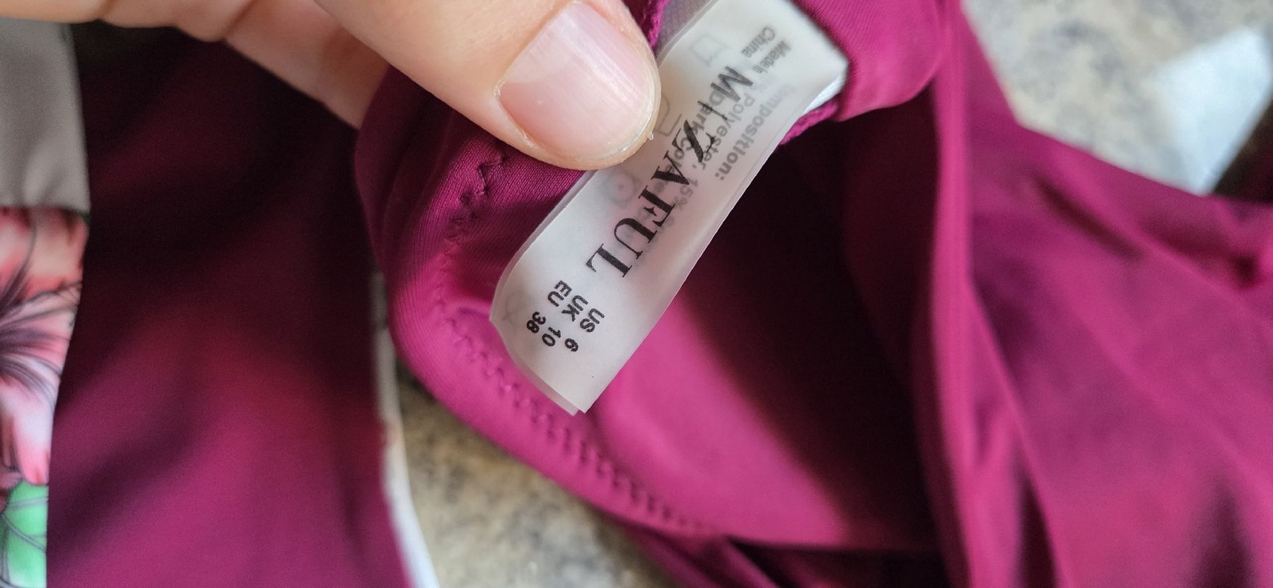 Zaful Maillots de bain & Bikinis: Bikini Damen Grösse M neu Lila Blumenmuster – Neuf (Voir description) à Ettingen par ssc_dsr2 2