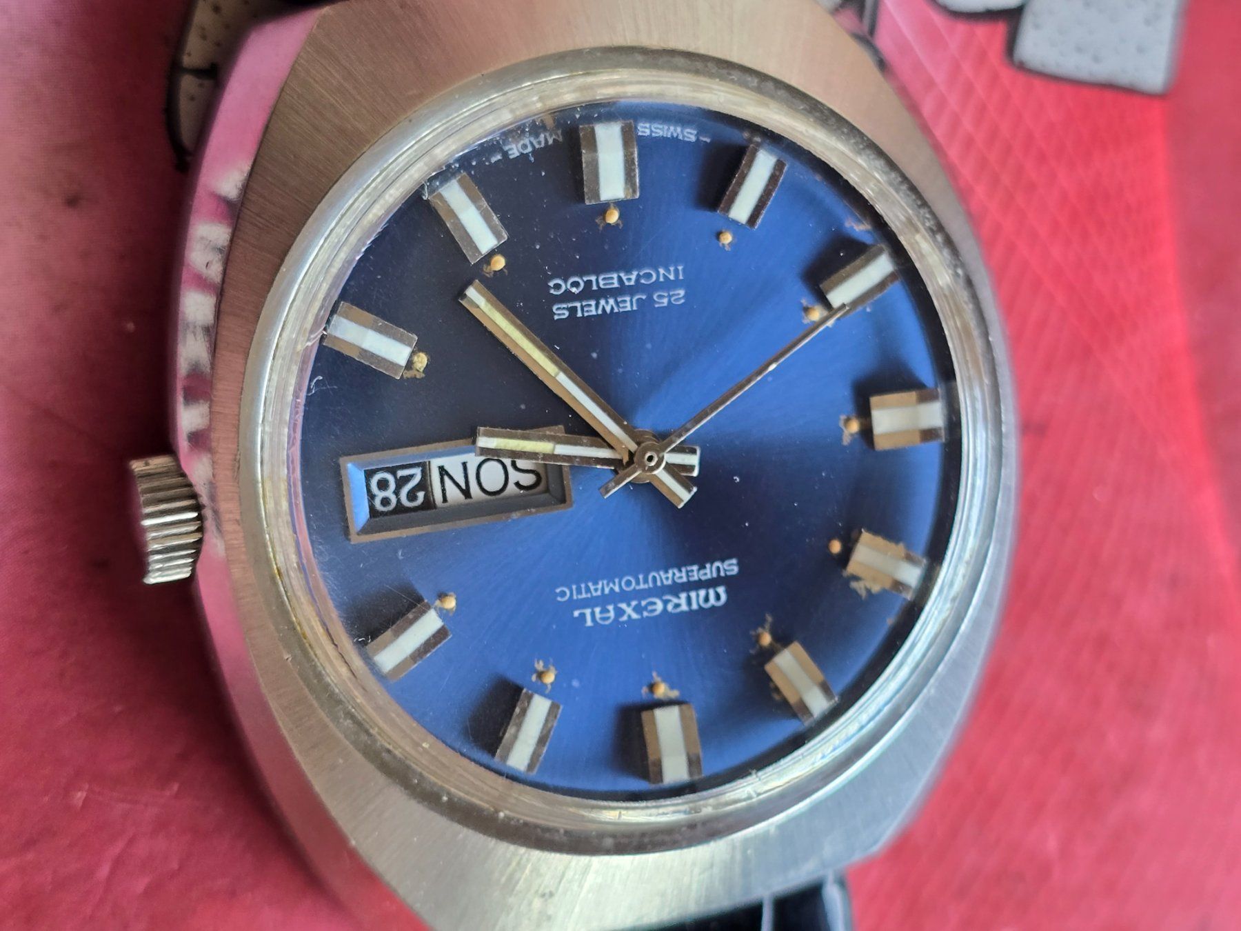 Mirexal Orologi: 295 Mirexal Superautomatic Day Date 25 Jewels – Usato da Muri AG venduto da Corredor 4