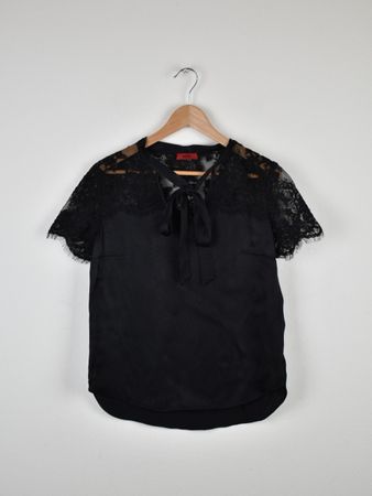 Hugo Boss Blusenshirt mit Spitze Gr.36
