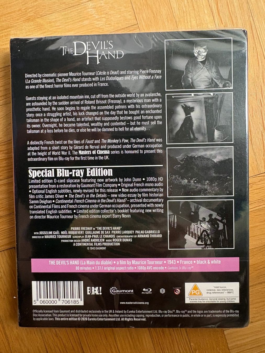 Tutti i DVDs: The Devil's Hand - La main du diable +Slipcover - Blu-ray – Nuovo e nell'imballaggio originale da Zürich venduto da Malcom 1
