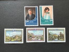 F Liechtenstein 1982 745-747/736-737   **  super  (5850)