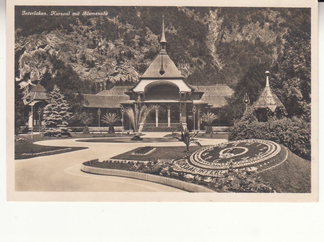 Cartoline postali: Interlaken 1928 – Usato da Bürglen TG venduto da StampGraf