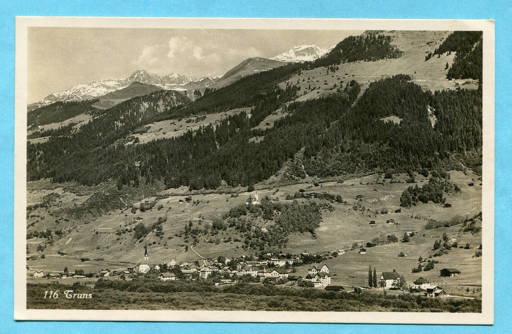 Cartes postales: Truns 1928 – D'occasion à Opfikon par cleocat-vb