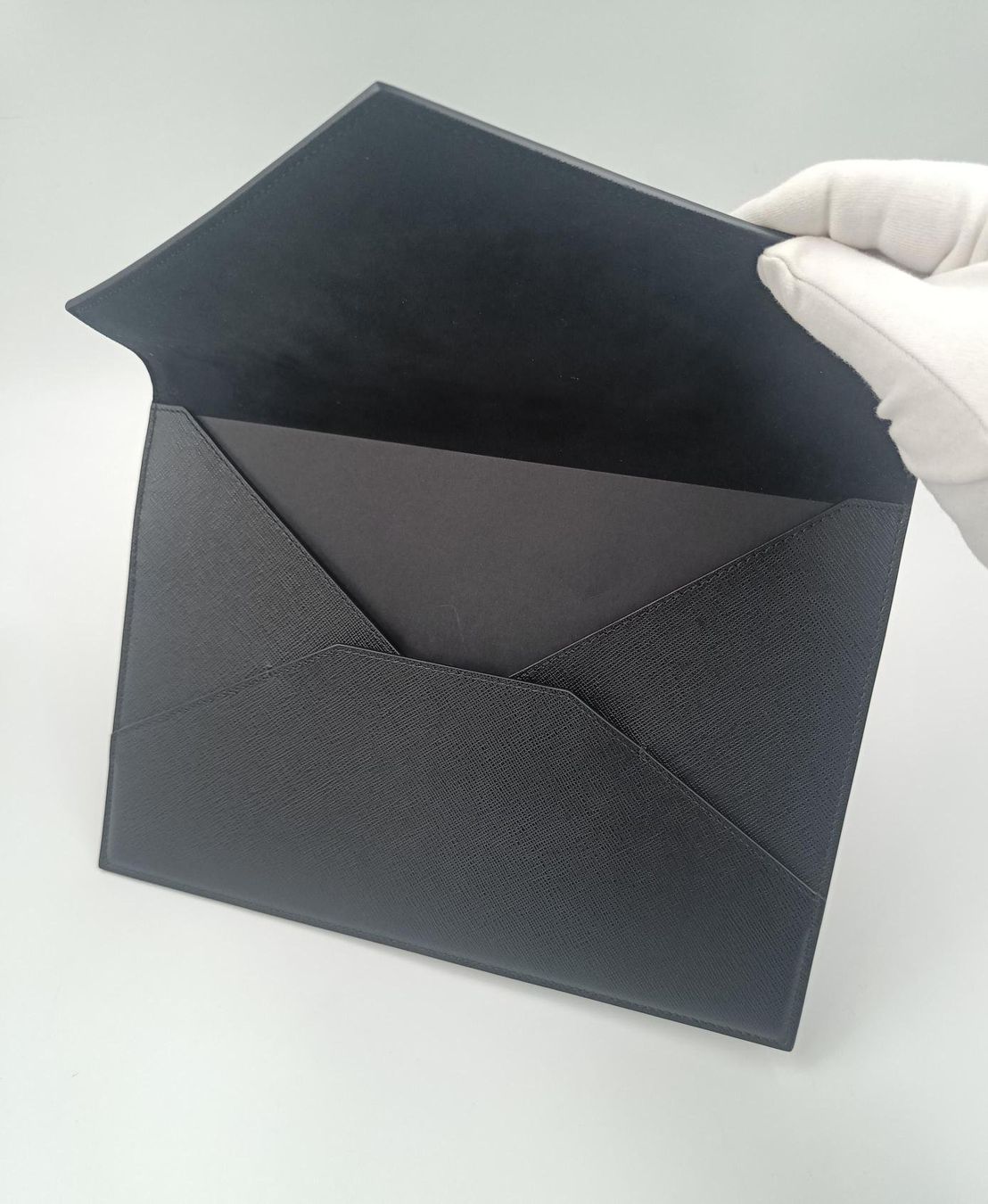 Montblanc Borse: MONTBLANC ENVELOPE TASCHE "SARTORIAL" SCHWARZES LEDER – Nuovo (secondo la descrizione) da Luzern venduto da EdiGem 8