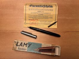 LAMY ratio Füllhalter mit OVP und Garantie alt