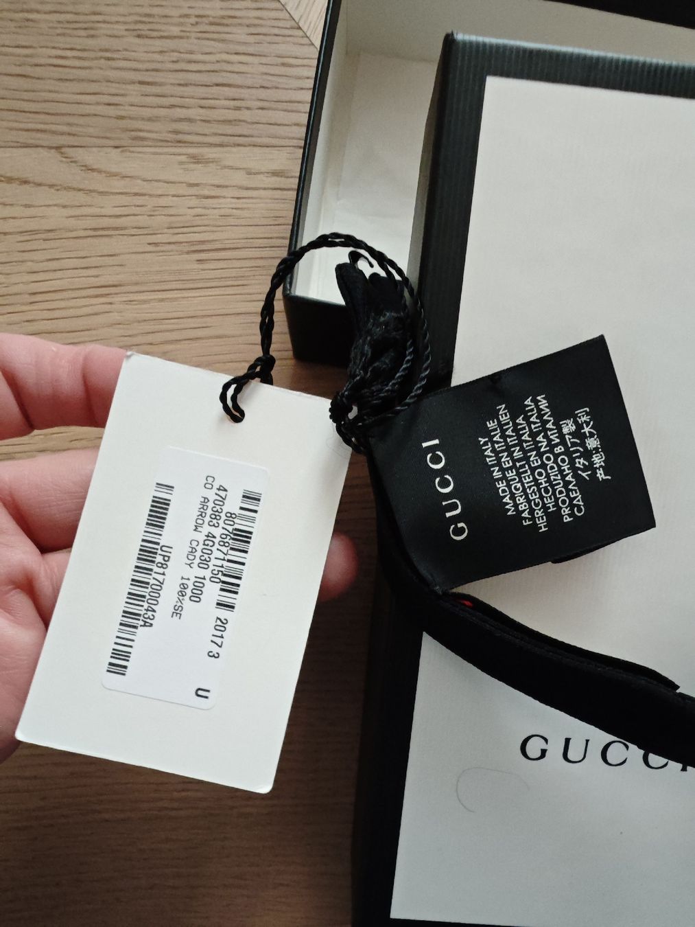 Gucci Cravatte: GUCCI Men Fliege Krawatte NEU – Nuovo e nell'imballaggio originale da Erlenbach ZH venduto da nlh 2