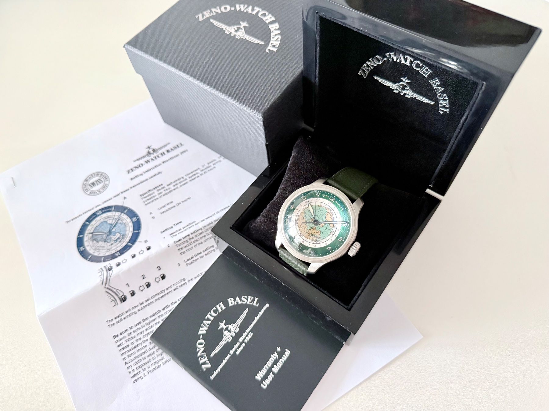 Zeno Uhren: ZENO OS Polar Worldtimer Automatic -Ltd.x/300 -SRP Fr.3998.- – Neu und originalverpackt aus Le Mont-sur-Lausanne von LycaGallery 9