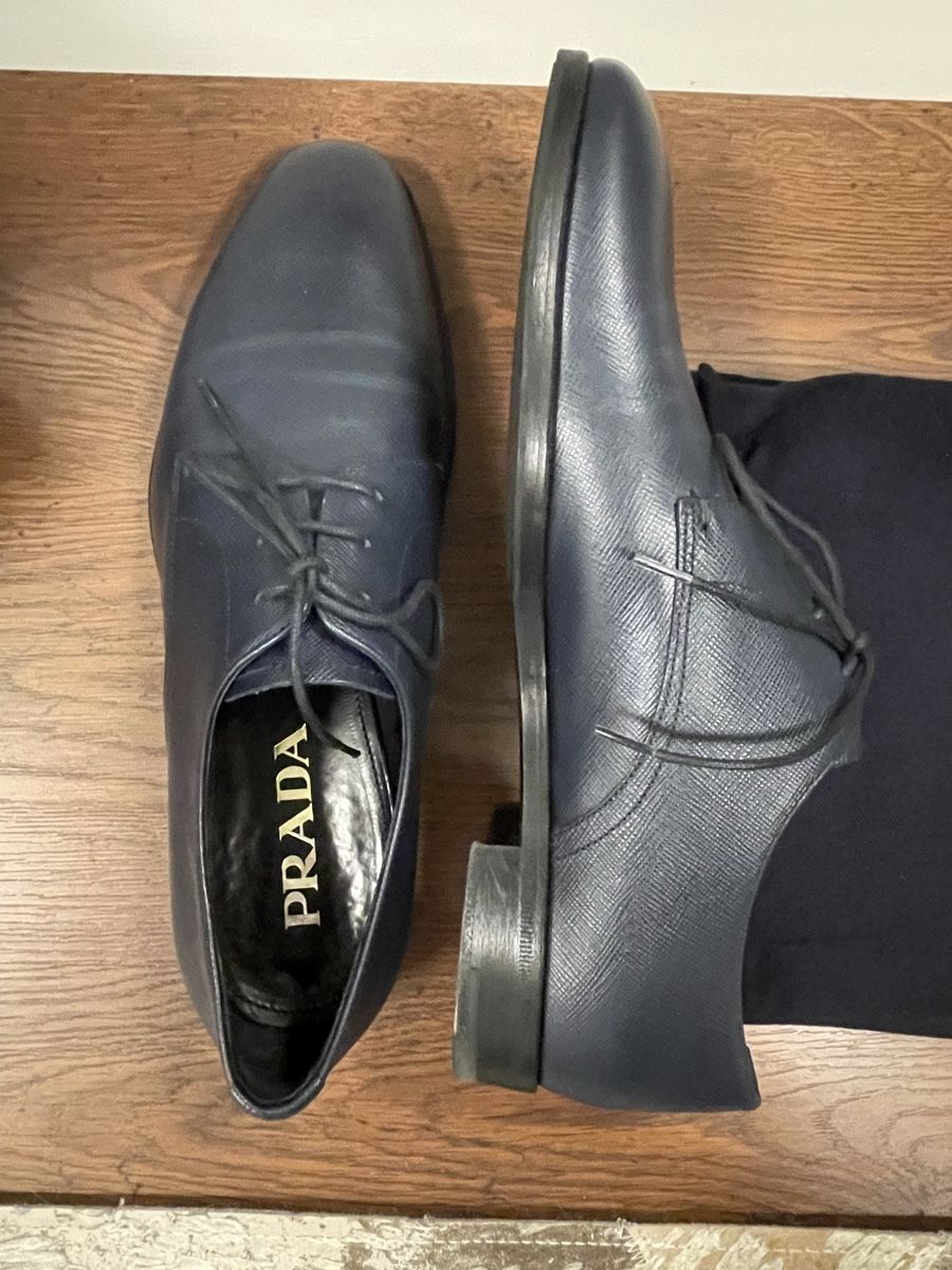 Prada Scarpe da uomo: Prada Modell Saffiano Schuhe Size UK5/ EU39 – Usato da Uznach venduto da Player6 1