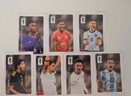 Fussball Karten Coca Cola 7 Stk.