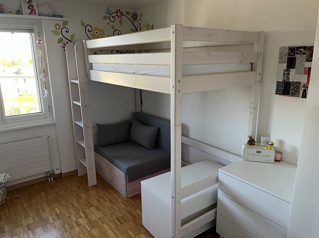 Letti: Flexa Hochbett mit Sofabett Massivholz – Usato da Ebmatingen venduto da brunosaurio 2