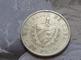 República de Cuba 1 Peso 1916 (Patria y Libertad) Très Rare