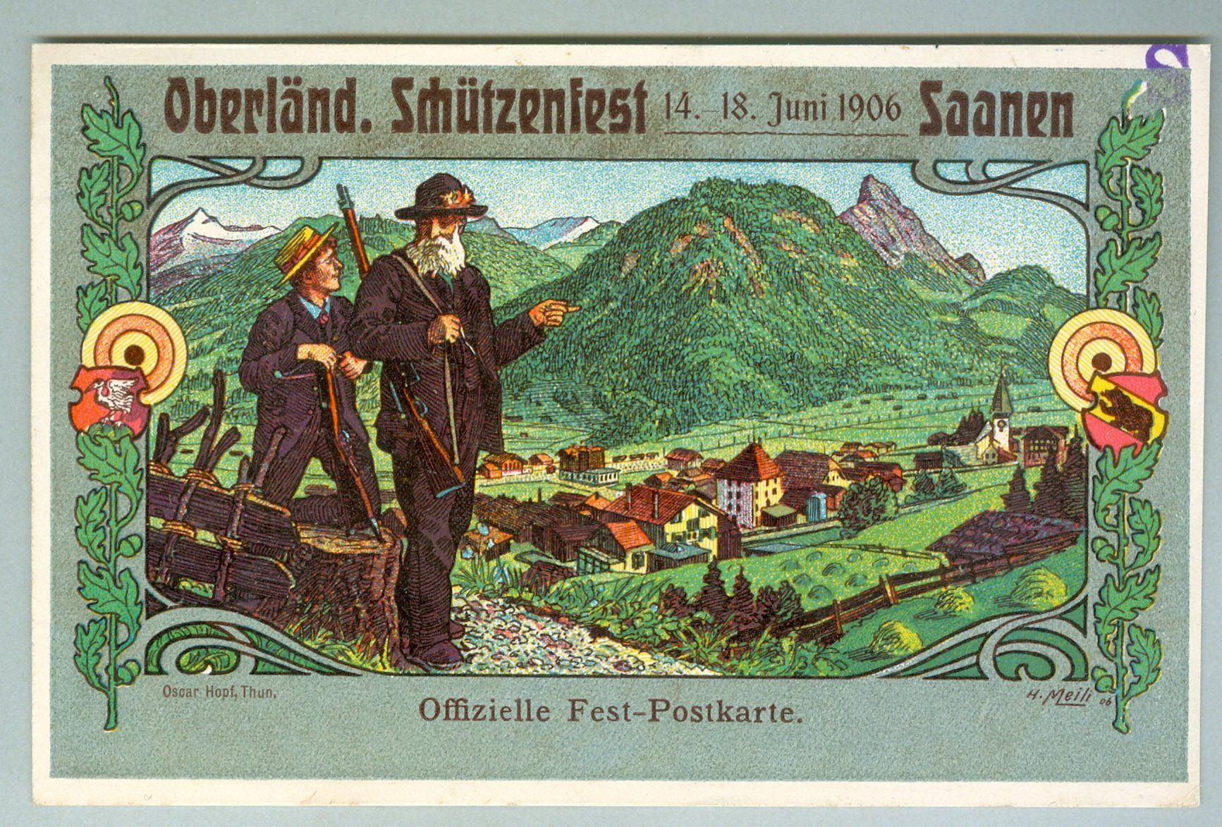 Cartoline postali: 1906 Schweiz AK Kt BE – Usato da Zürich venduto da yago-rot