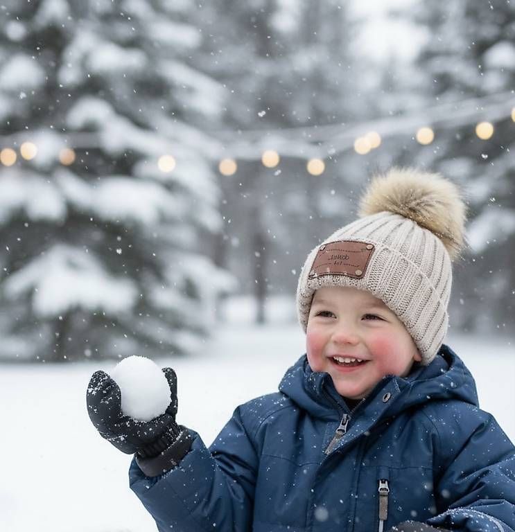 Altro abbigliamento per bambino: Kinder Winter Mütze personalisiert  – Usato da Glis venduto da KubEmma.ch 4